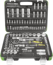 JBM 52979 - ESTUCHE DE HERRAMIENTAS 113 PIEZAS CON VASOS DE 12 CANTOS -