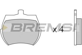 Bremsi BP2012 - B. PADS AUSTIN-HEALEY, ROVER, AUSTIN
