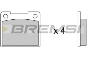 Bremsi BP2019 - B. PADS FORD, LANCIA, VOLVO, TRIUMPH
