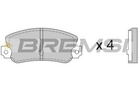 Bremsi BP2074 - B. PADS FIAT, LANCIA, AUTOBIANCHI