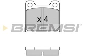Bremsi BP2096 - B. PADS BMW, OPEL, VW, ALFA ROMEO
