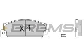 Bremsi BP2158 - B. PADS FIAT, SEAT