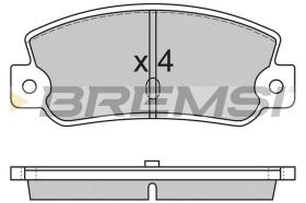 Bremsi BP2212 - B. PADS FIAT, LANCIA