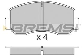 Bremsi BP2296 - B. PADS MAZDA, ASIA MOTORS