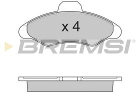 Bremsi BP2462 - B. PADS FORD