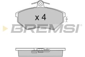 Bremsi BP2532 - B. PADS BMW, VW, AUDI, SEAT