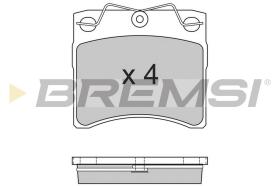 Bremsi BP2554 - B. PADS VW