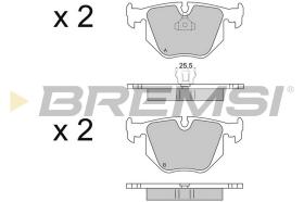Bremsi BP2652 - B. PADS BMW, LAND ROVER
