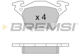 Bremsi BP2880 - B. PADS MERCEDES-BENZ