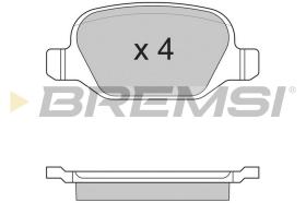 Bremsi BP2891 - B. PADS FIAT PUNTO (III) FIAT PUNTO (II)