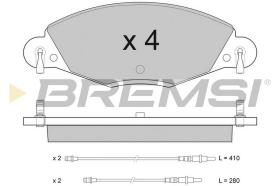 Bremsi BP2937 - B. PADS CITROEN