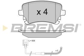 Bremsi BP3087 - B. PADS VW, AUDI
