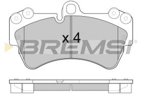 Bremsi BP3099 - B. PADS VW, AUDI, PORSCHE