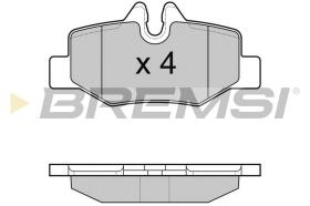 Bremsi BP3101 - B. PADS MERCEDES-BENZ