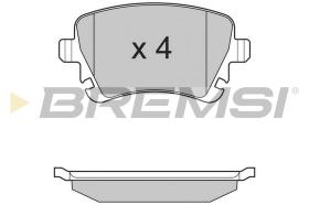 Bremsi BP3130 - B. PADS VW, AUDI, SEAT, SKODA