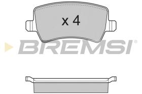 Bremsi BP3298 - B. PADS FORD, LAND ROVER, VOLVO