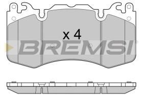 Bremsi BP3414 - B. PADS HARLEY-DAVIDSON MC, LAND ROVER