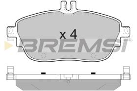 Bremsi BP3496 - B. PADS MERCEDES-BENZ, INFINITI
