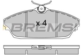 Bremsi BP3505 - B. PADS TATA
