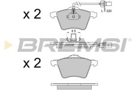 Bremsi BP3506 - B. PADS FORD, VW, SEAT
