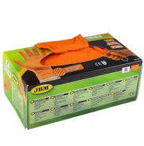 JBM 53551 - GUANTES NARANJAS DESECHABLES DE NITRILO T:M 7,0MIL (100 UDS.