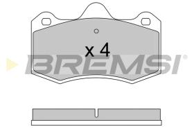 Bremsi BP3617 - B. PADS RENAULT, LOTUS, SEAT