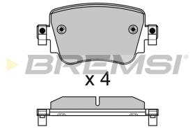 Bremsi BP3623 - B. PADS VW, AUDI, SEAT, SKODA