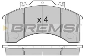 Bremsi BP7251 - BRAKE PADS
