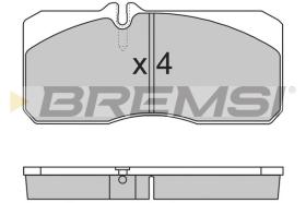 Bremsi BP7267 - BRAKE PADS