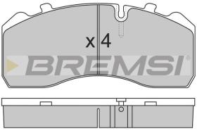 Bremsi BP7284 - BRAKE PADS
