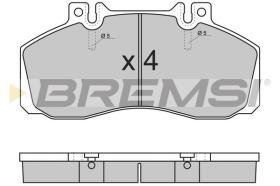 Bremsi BP7289 - BRAKE PADS