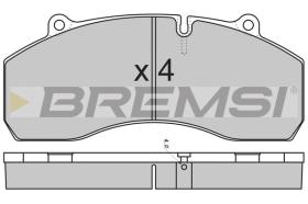 Bremsi BP7309 - BRAKE PADS