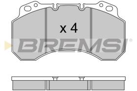 Bremsi BP7331 - BRAKE PADS