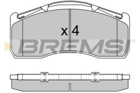 Bremsi BP7332 - BRAKE PADS
