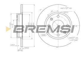 Bremsi CD6059S - BRAKE DISCS