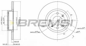 Bremsi CD6213S - BRAKE DISCS