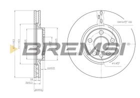 Bremsi CD6760V - BRAKE DISCS