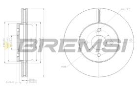 Bremsi CD7195V - BRAKE DISCS