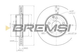 Bremsi CD7252V - BRAKE DISCS