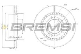 Bremsi CD7282V - BRAKE DISCS