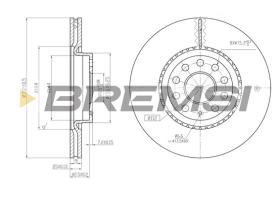 Bremsi CD7305V - BRAKE DISCS