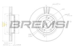 Bremsi CD7557V - BRAKE DISCS