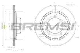Bremsi CD7687V - BRAKE DISCS