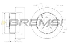 Bremsi CD7704S - BRAKE DISCS