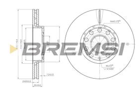 Bremsi CD7706V - BRAKE DISCS