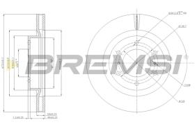 Bremsi CD7757V - BRAKE DISCS