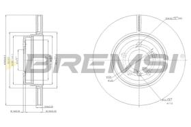 Bremsi CD7936V - BRAKE DISCS