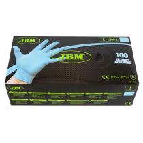 JBM 53985 - GUANTES AZUL DESECHABLES DE NITRILO TALLA L