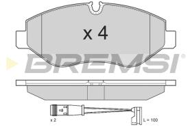 Bremsi BP3292TR - BRAKE PADS