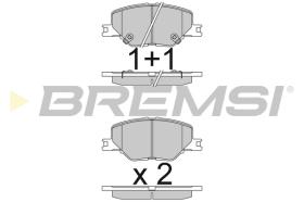 Bremsi BP3835 - B. PADS OPEL